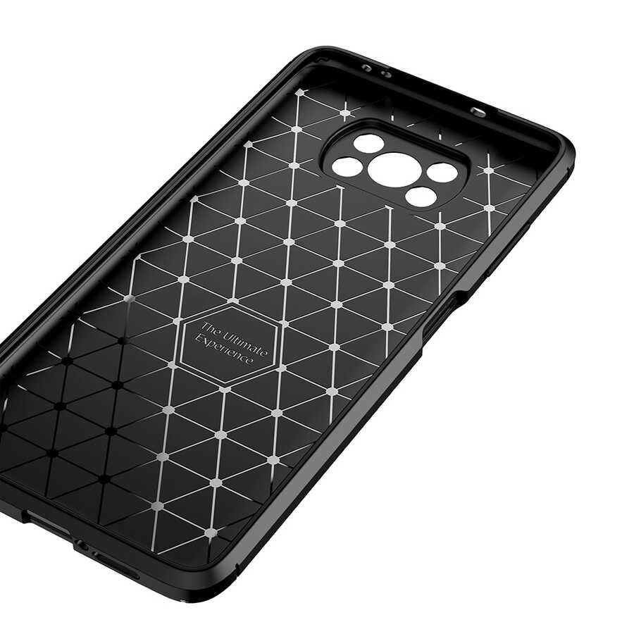 Xiaomi Poco X3 Kılıf Zore Negro Silikon Kapak Lacivert