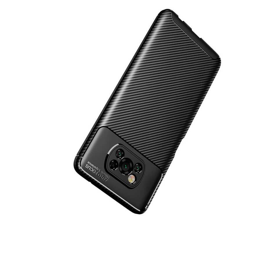 Xiaomi Poco X3 Kılıf Zore Negro Silikon Kapak Lacivert