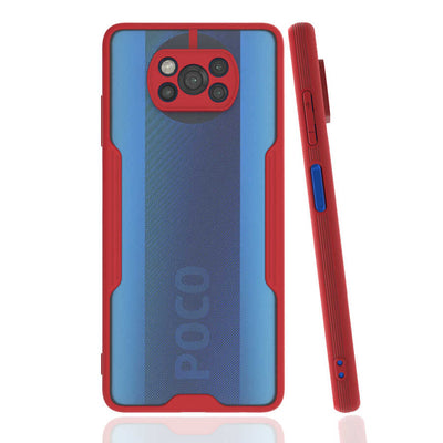 Xiaomi Poco X3 Kılıf Zore Parfe Kapak Siyah