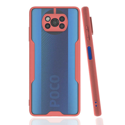 Xiaomi Poco X3 Kılıf Zore Parfe Kapak Pembe