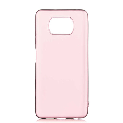 Xiaomi Poco X3 Kılıf Zore Premier Silikon Kapak Rose Gold
