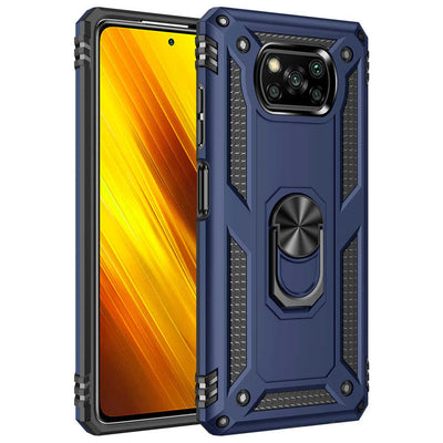 Xiaomi Poco X3 Kılıf Zore Vega Kapak Siyah
