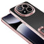 Xiaomi Poco X7 Kılıf Kamera Korumalı Logo Gösteren Zore Omega Kapak Rose Gold