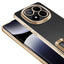 Xiaomi Poco X7 Kılıf Kamera Korumalı Logo Gösteren Zore Omega Kapak Gold