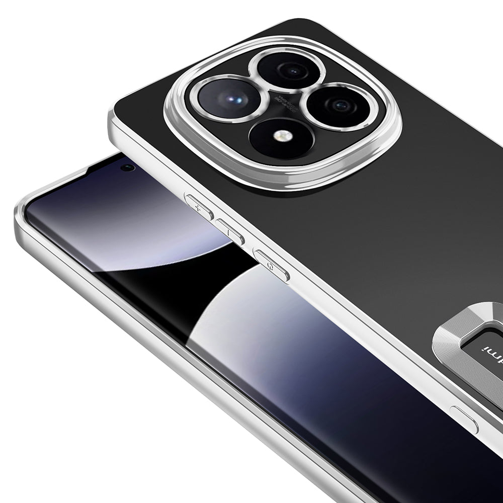 Xiaomi Poco X7 Kılıf Kamera Korumalı Logo Gösteren Zore Omega Kapak Sierra Mavi