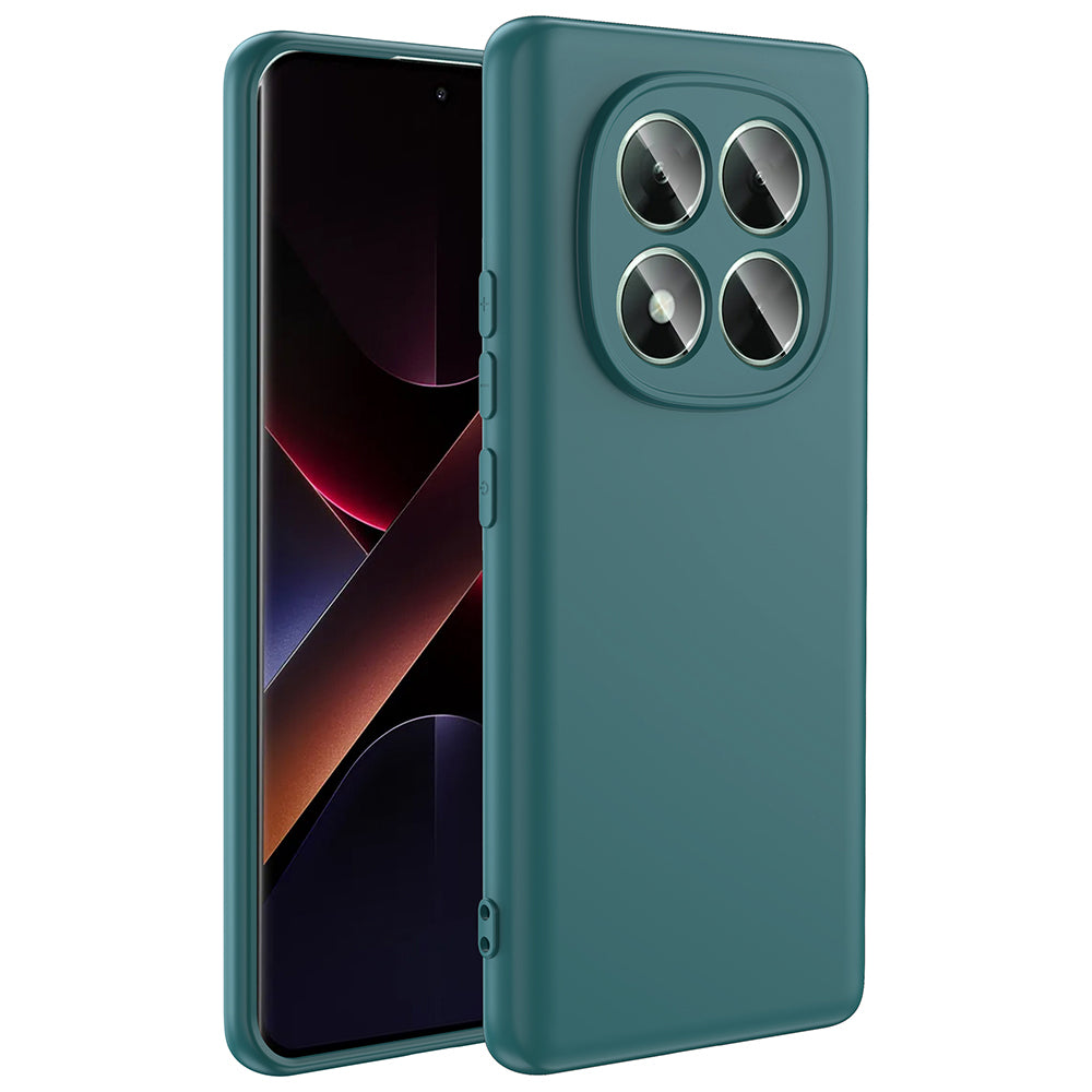 Xiaomi Poco X7 Kılıf Zore Mara Lansman Kapak Koyu Yeşil