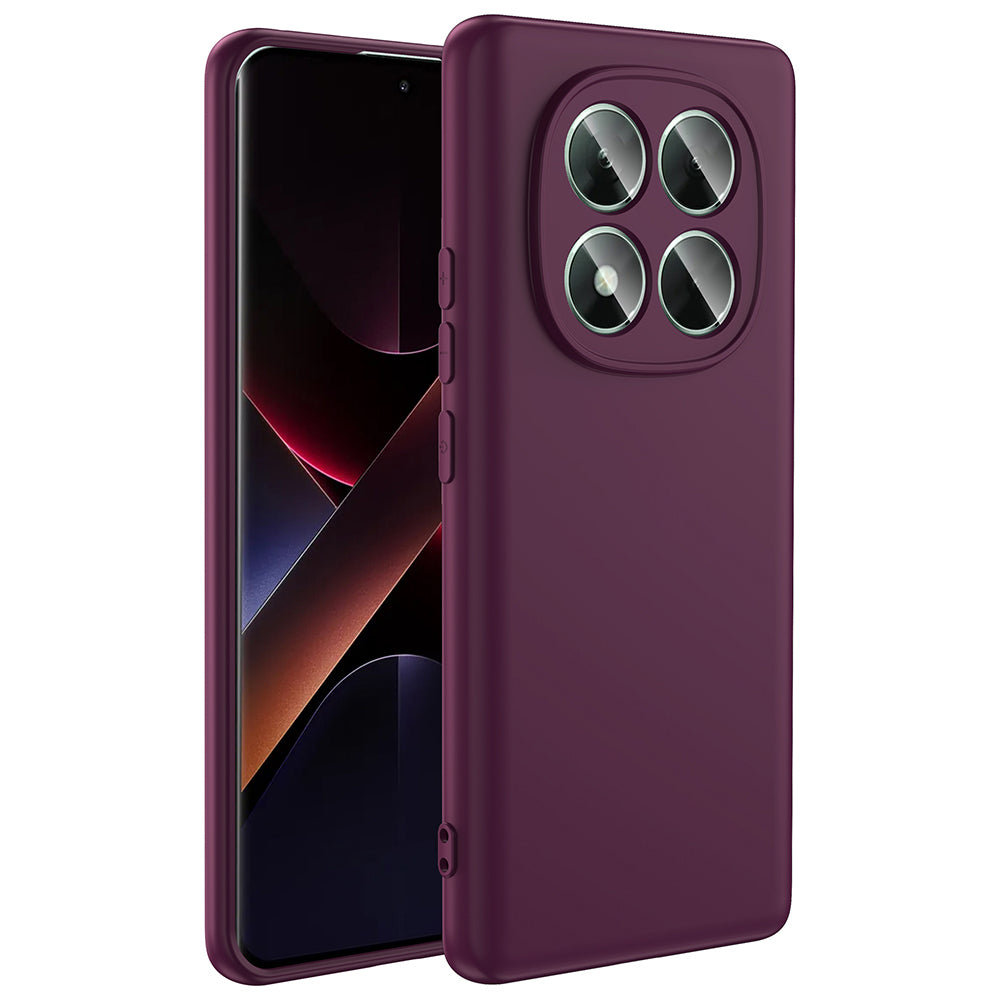Xiaomi Poco X7 Kılıf Zore Mara Lansman Kapak Koyu Mor
