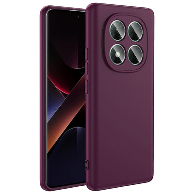 Xiaomi Poco X7 Kılıf Zore Mara Lansman Kapak Koyu Mor