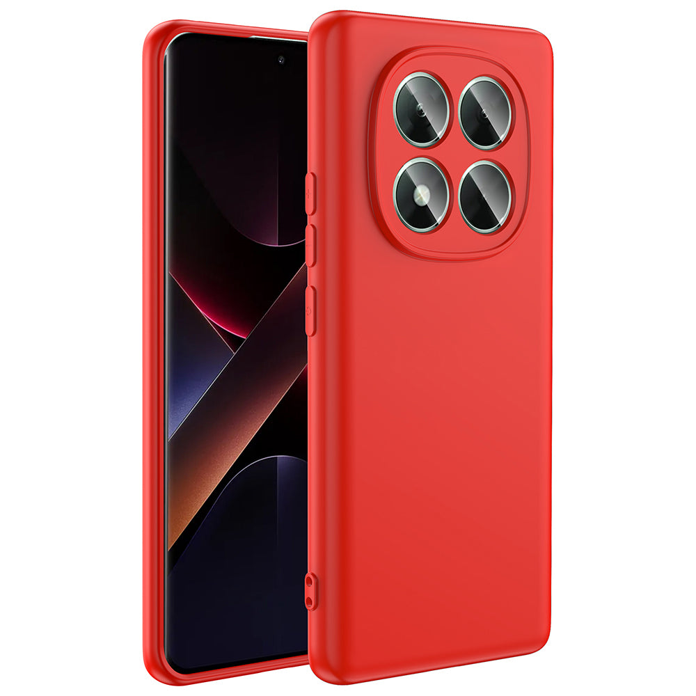 Xiaomi Poco X7 Kılıf Zore Mara Lansman Kapak Kırmızı