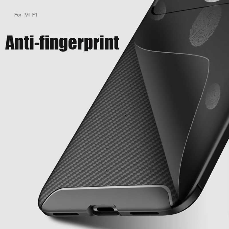 Xiaomi Pocophone F1 Kılıf Zore Negro Silikon Kapak Kahverengi