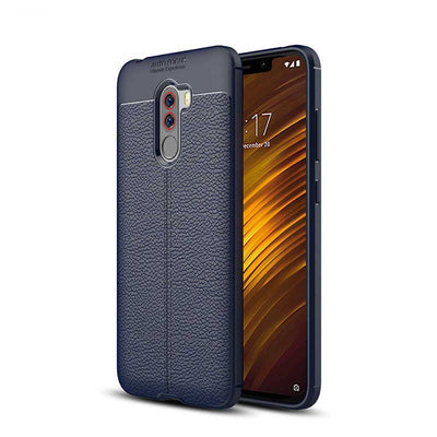 Xiaomi Pocophone F1 Kılıf Zore Niss Silikon Kapak Lacivert