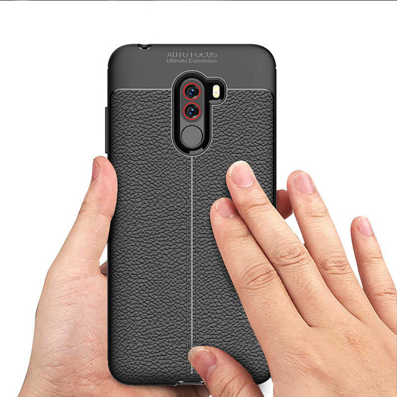 Xiaomi Pocophone F1 Kılıf Zore Niss Silikon Kapak Lacivert