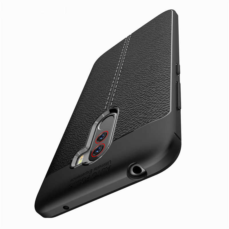 Xiaomi Pocophone F1 Kılıf Zore Niss Silikon Kapak Kırmızı