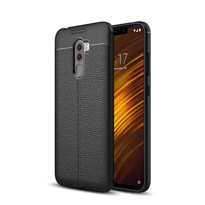 Xiaomi Pocophone F1 Kılıf Zore Niss Silikon Kapak Siyah
