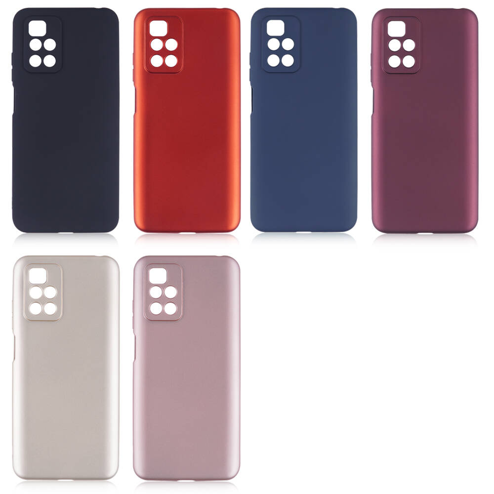 Xiaomi Redmi 10 2022 Kılıf Zore Premier Silikon Kapak Rose Gold