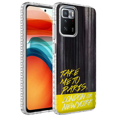 Xiaomi Redmi 10 Kılıf Airbag Kenarlı Renkli Desenli Silikon Zore Elegans Kapak NO3