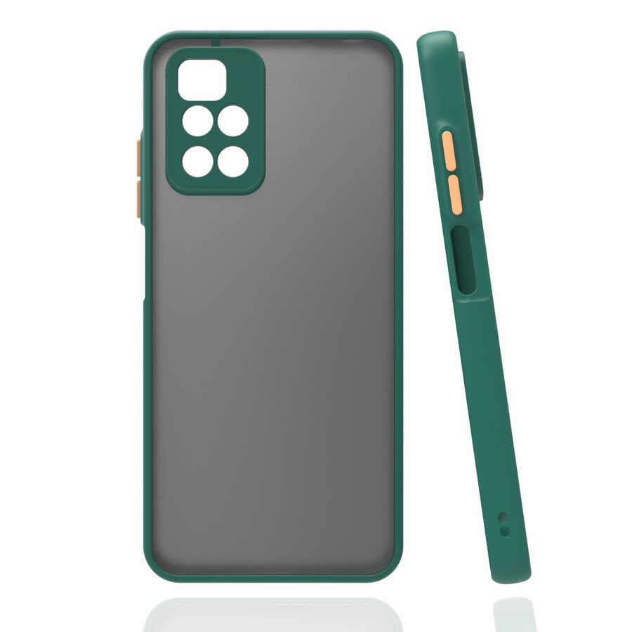 Xiaomi Redmi 10 Kılıf Zore Hux Kapak Siyah