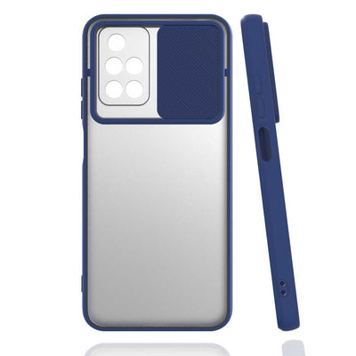 Xiaomi Redmi 10 Kılıf Zore Lensi Kapak Lacivert