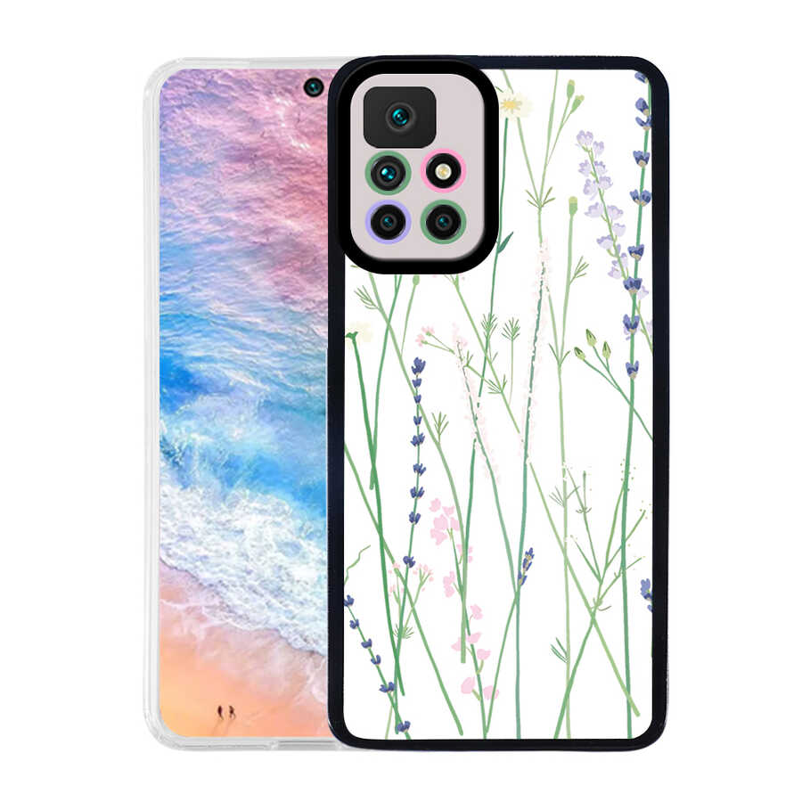 Xiaomi Redmi 10 Kılıf Zore M-Fit Desenli Kapak Flower No4