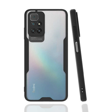 Xiaomi Redmi 10 Kılıf Zore Parfe Kapak Siyah