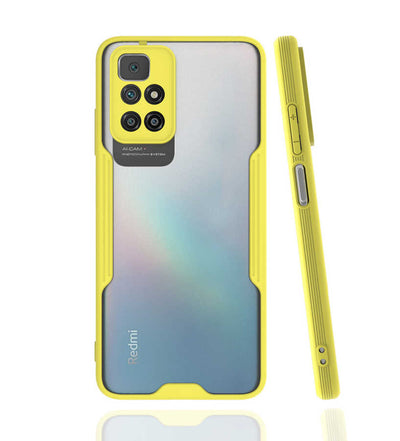 Xiaomi Redmi 10 Kılıf Zore Parfe Kapak Sarı