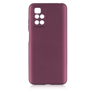 Xiaomi Redmi 10 Kılıf Zore Premier Silikon Kapak Mürdüm