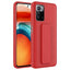Xiaomi Redmi 10 Kılıf Zore Qstand Kapak Kırmızı