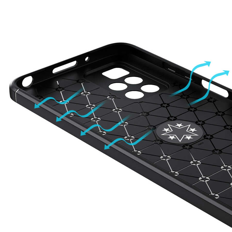 Xiaomi Redmi 10 Kılıf Zore Ravel Silikon Kapak Mavi