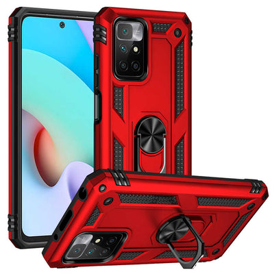 Xiaomi Redmi 10 Kılıf Zore Vega Kapak Kırmızı