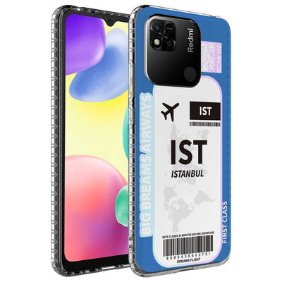 Xiaomi Redmi 10C Kılıf Airbag Kenarlı Renkli Desenli Silikon Zore Elegans Kapak NO4