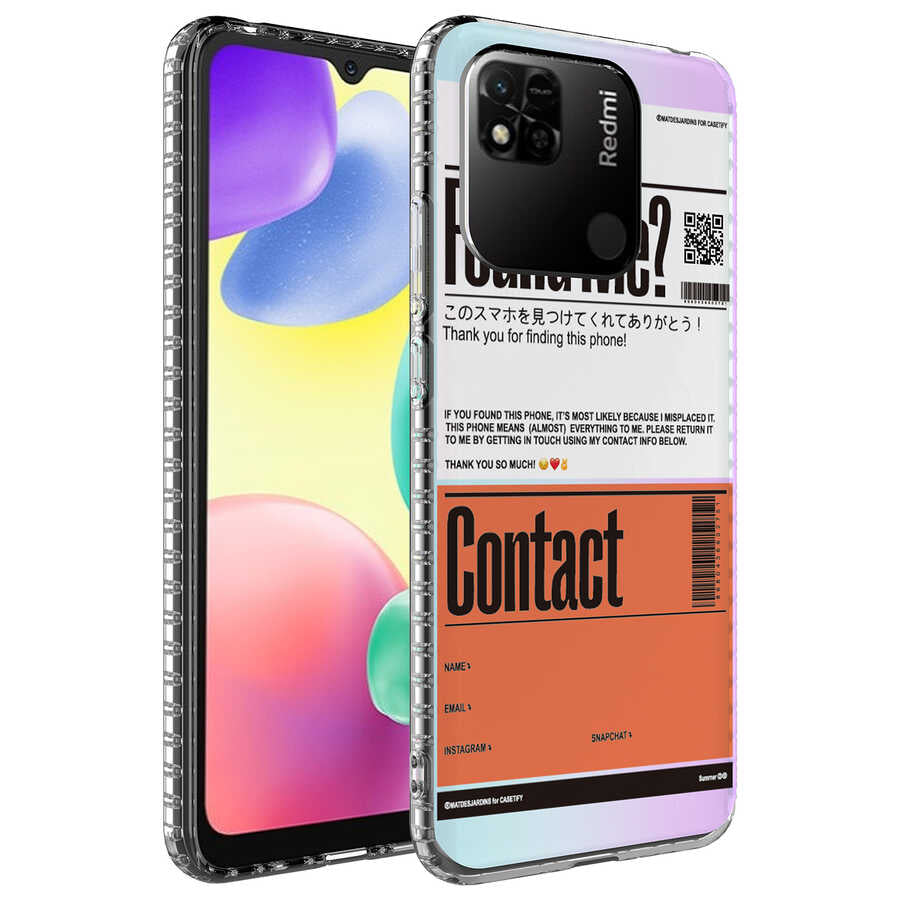 Xiaomi Redmi 10C Kılıf Airbag Kenarlı Renkli Desenli Silikon Zore Elegans Kapak NO6