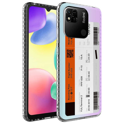 Xiaomi Redmi 10C Kılıf Airbag Kenarlı Renkli Desenli Silikon Zore Elegans Kapak NO1