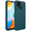 Xiaomi Redmi 10C Kılıf Metal Çerçeve ve Buton Tasarımlı Silikon Zore Luna Kapak Koyu Yeşil