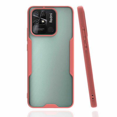 Xiaomi Redmi 10C Kılıf Zore Parfe Kapak Pembe