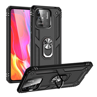 Xiaomi Redmi 10C Kılıf Zore Vega Kapak Siyah
