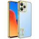 Xiaomi Redmi 12 Kılıf Kamera Korumalı Logo Gösteren Zore Omega Kapak Gold