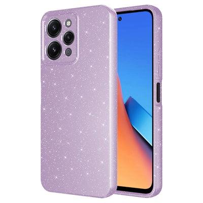 Xiaomi Redmi 12 Kılıf Kamera Korumalı Simli Lüks Zore Koton Kapak Gri