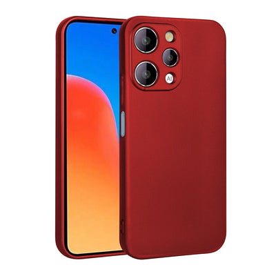 Xiaomi Redmi 12 Kılıf Zore Premier Silikon Kapak Kırmızı