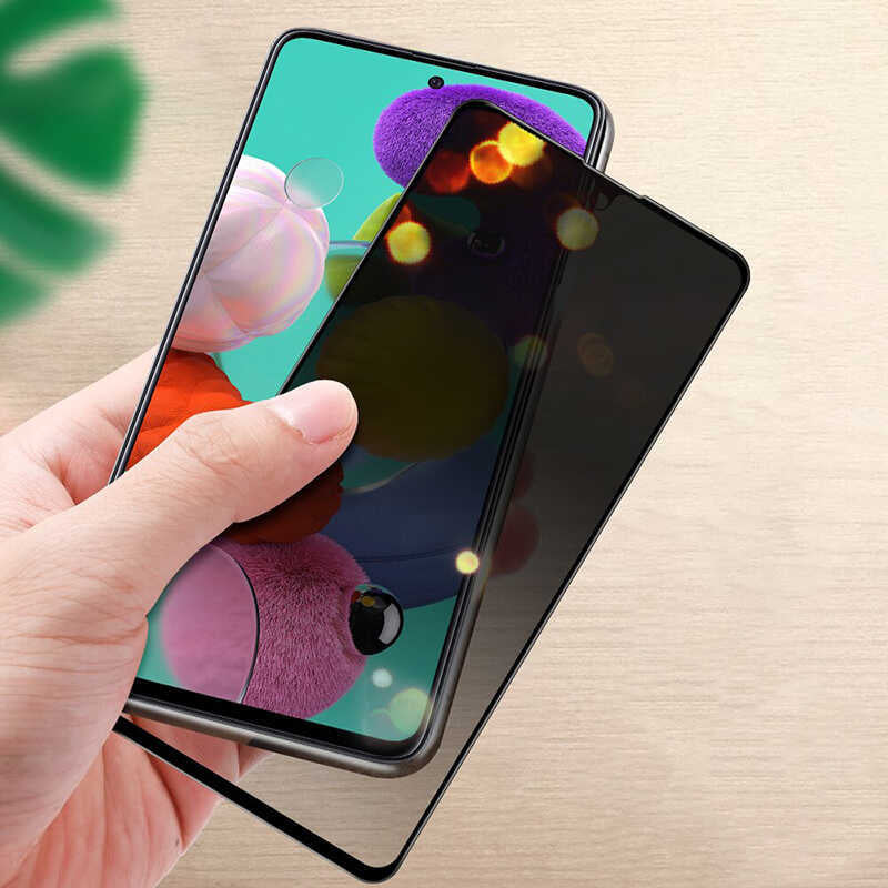 Xiaomi Redmi 12 Zore New 5D Privacy Temperli Ekran Koruyucu Siyah