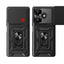 Xiaomi Redmi 13 4G Kılıf Magnetik Standlı Kamera Korumalı Zore Sürgülü Vega Kapak Mavi
