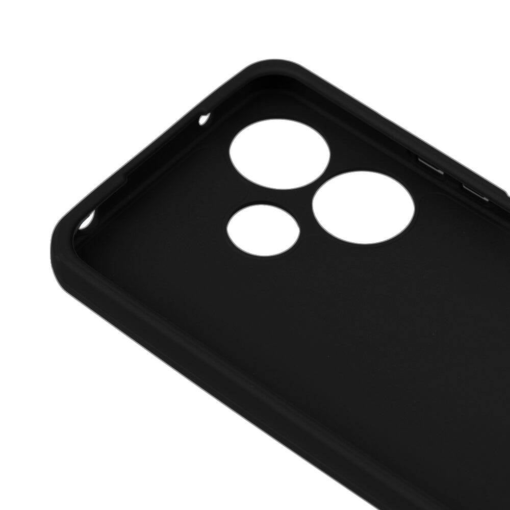 Xiaomi Redmi 13 4G Kılıf Zore Biye Silikon Siyah