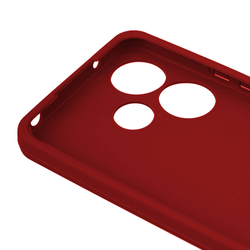 Xiaomi Redmi 13 4G Kılıf Zore Biye Silikon Kırmızı
