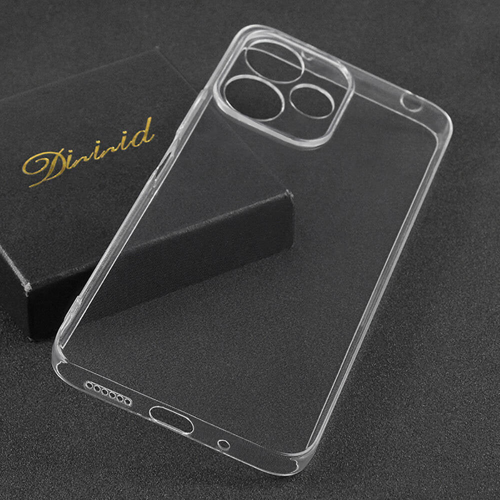 Xiaomi Redmi 13 4G Kılıf Zore Süper Silikon Kapak Şeffaf