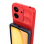 Xiaomi Redmi 13C Kılıf Esnek TPU Oyuklu Arka Yüzey Tasarımlı Zore Etnik Silikon Kapak Siyah