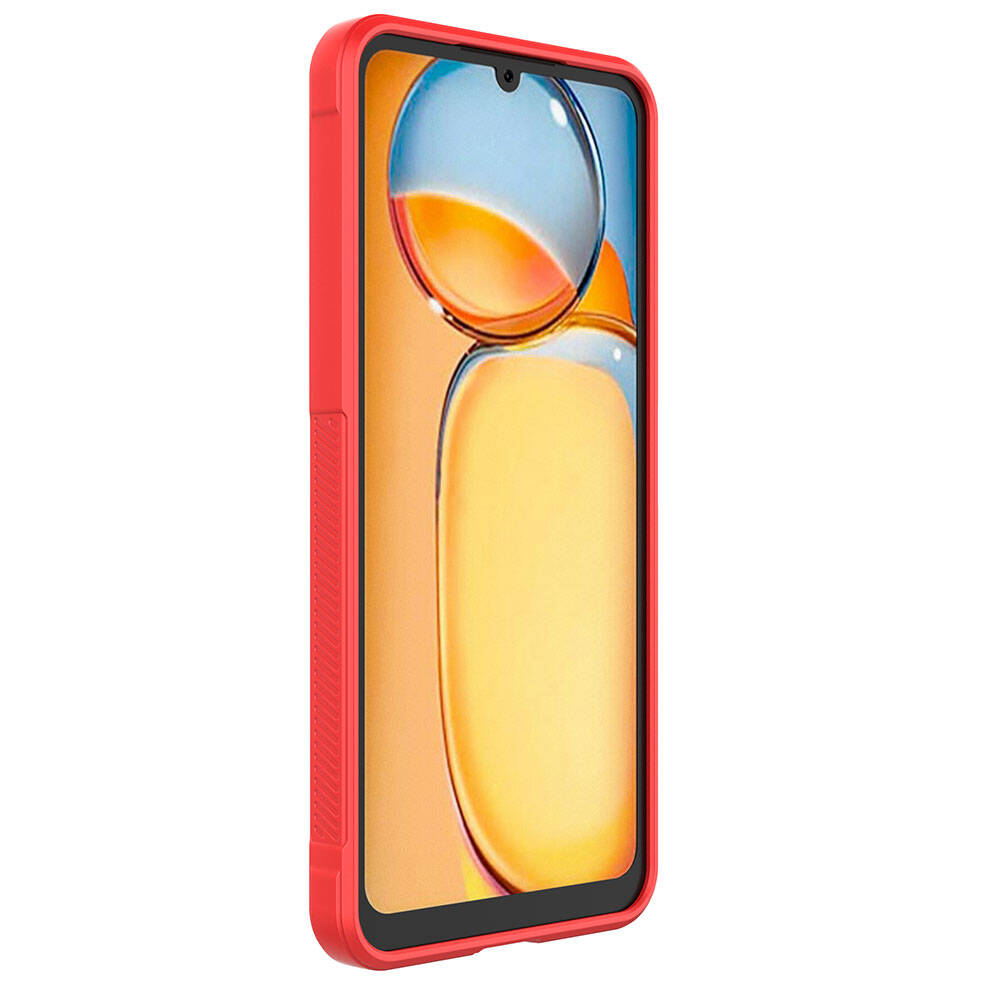 Xiaomi Redmi 13C Kılıf Esnek TPU Oyuklu Arka Yüzey Tasarımlı Zore Etnik Silikon Kapak Lacivert
