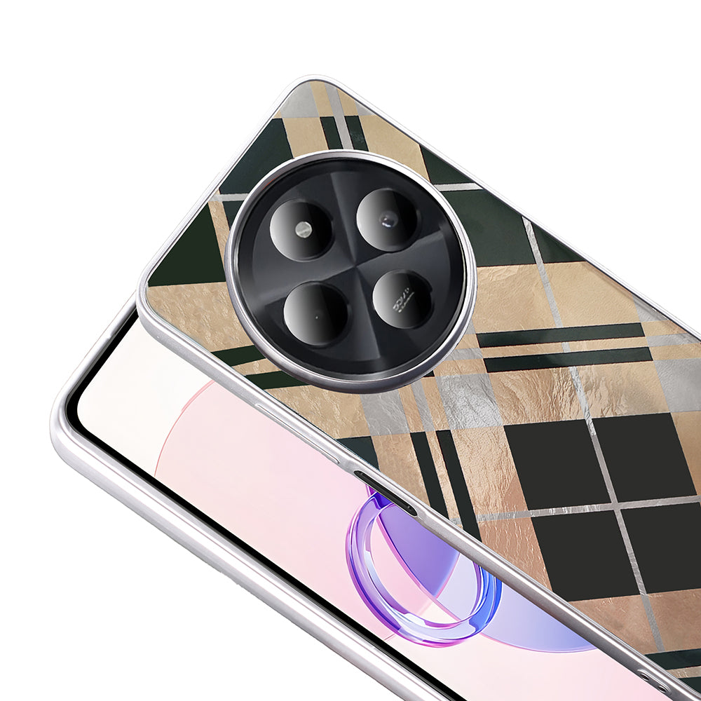 Xiaomi Redmi 14C 4G Kılıf Desenli Zore Mep Kapak Gri Leopar