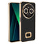 Xiaomi Redmi 14C 4G Kılıf Kamera Korumalı Logo Gösteren Zore Omega Kapak Gold