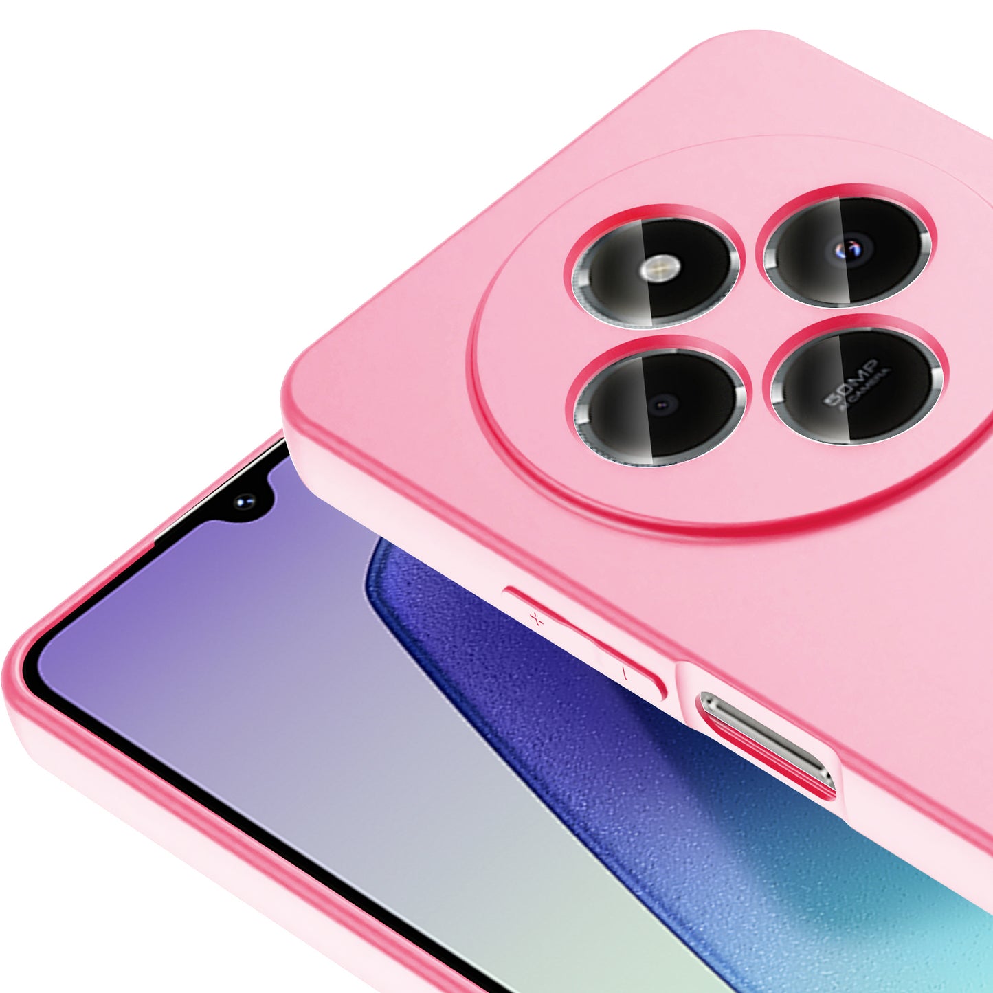 Xiaomi Redmi 14C 4G Kılıf Zore Mara Lansman Kapak Koyu Mor