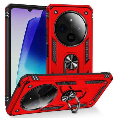 Xiaomi Redmi 14C Kılıf Zore Vega Kapak Kırmızı