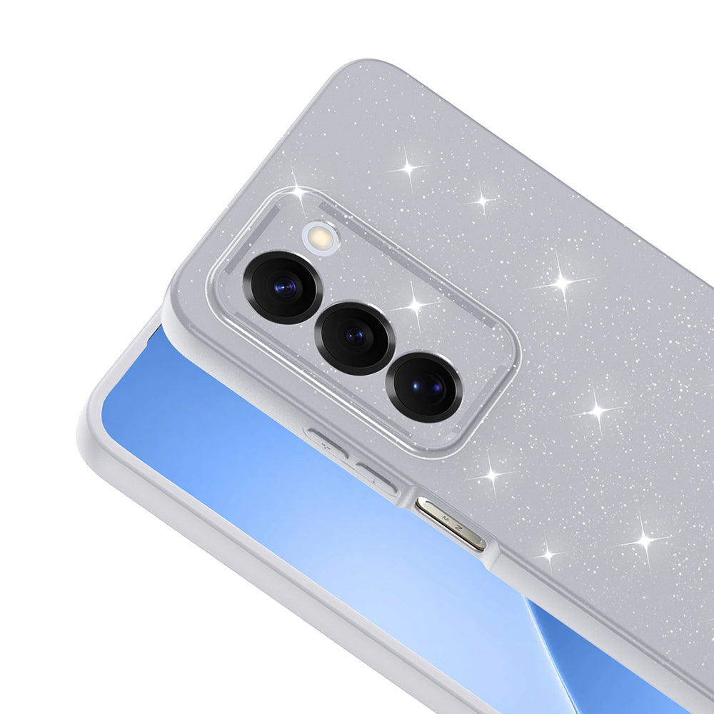 Xiaomi Redmi 15 Kılıf Kamera Korumalı Simli Lüks Zore Koton Kapak Siyah